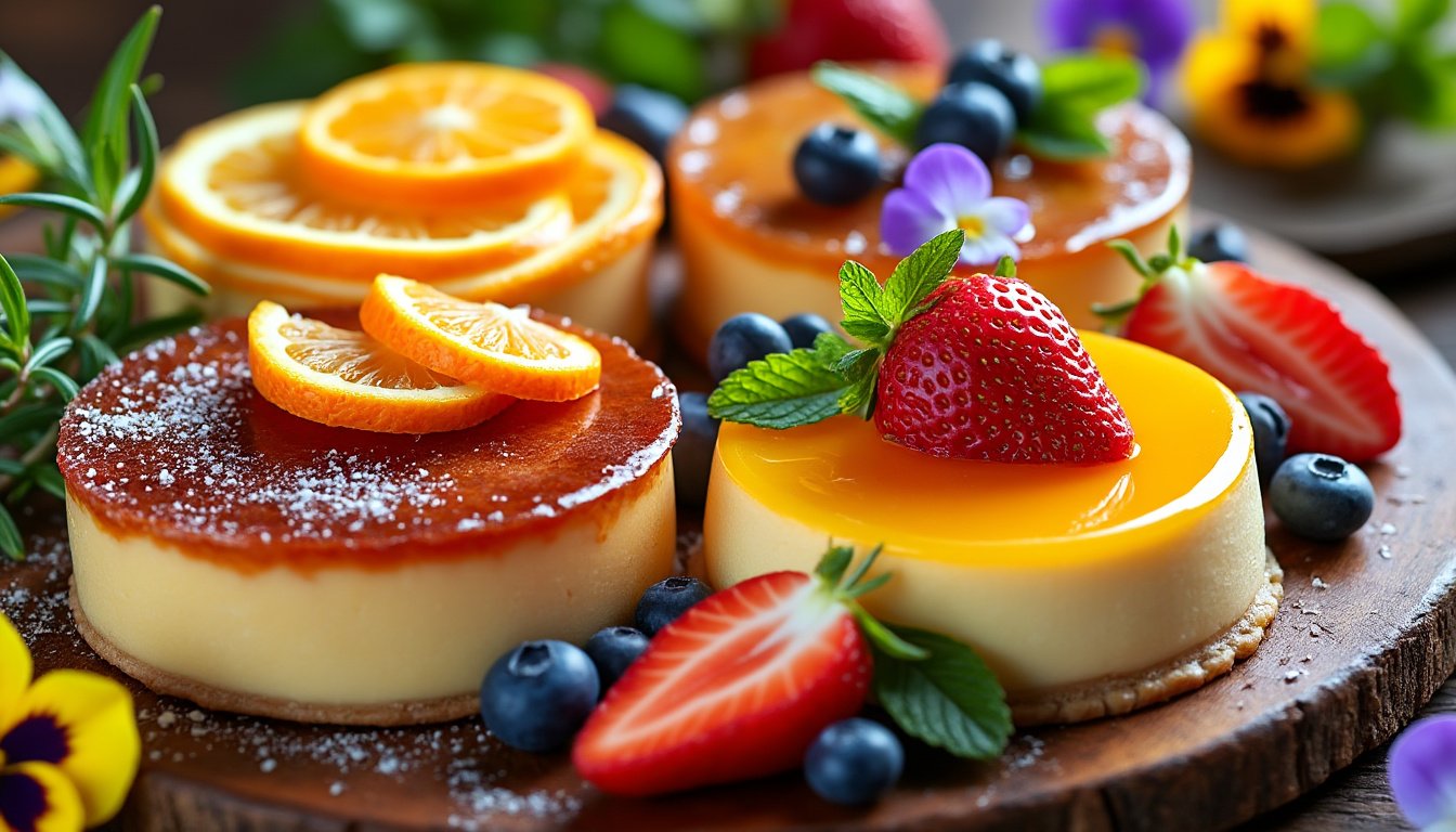 découvrez notre délicieuse recette de flan pâtissier végétarien, un dessert crémeux et savoureux qui séduira tous les gourmands. facile à préparer, ce flan sans ingrédients d'origine animale est parfait pour une fin de repas réussie. savourez une touche de douceur tout en respectant votre régime alimentaire!