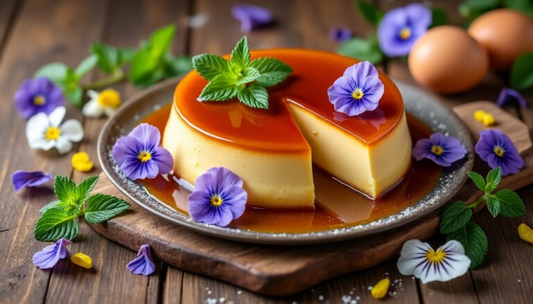 découvrez notre délicieuse recette de flan pâtissier végétarien, un dessert crémeux et savoureux qui ravira les papilles de tous les gourmands. facile à réaliser, ce classique revisité allie douceur et légèreté, parfait pour toute occasion !