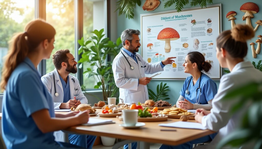 découvrez comment former les professionnels de santé sur les bienfaits insuffisamment explorés des champignons adaptogènes, des alliés potentiels pour le bien-être et la santé globale.