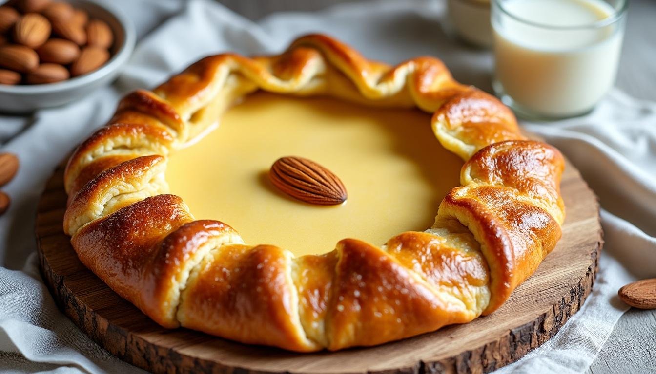 découvrez notre délicieuse galette des rois à la frangipane, 100% végétarienne ! un mélange savoureux d'amandes et de pâte feuilletée croustillante, idéale pour célébrer l'épiphanie en toute légèreté. partagez ce moment convivial en famille ou entre amis et laissez-vous séduire par cette recette traditionnelle revisitée.