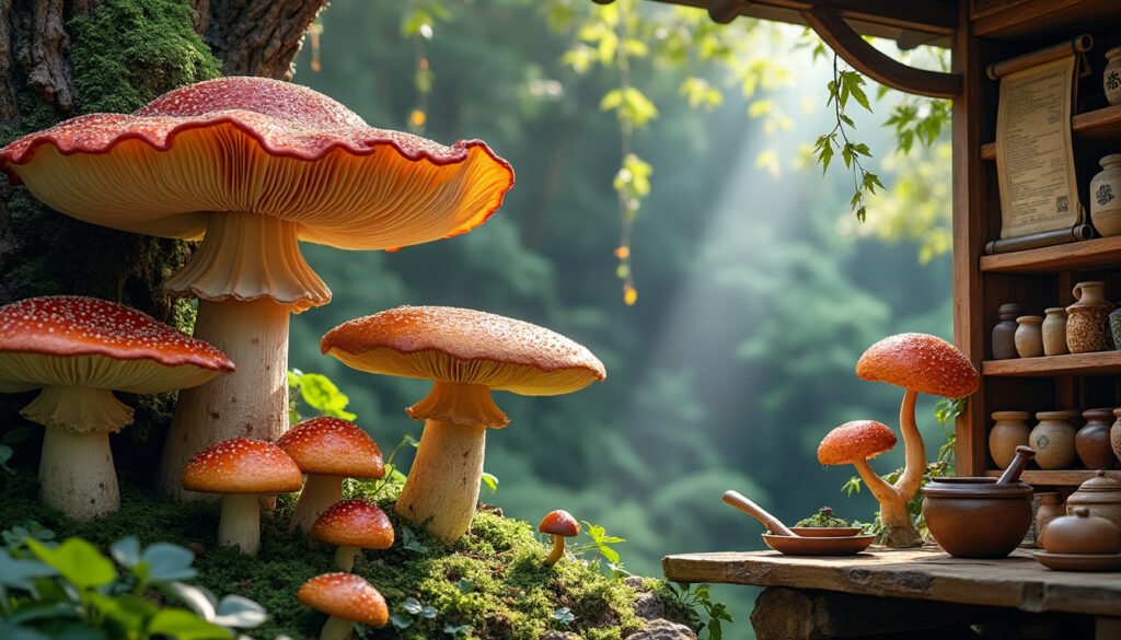 découvrez l'incroyable parcours des champignons médicinaux à travers l'histoire de la médecine traditionnelle. plongez dans les pratiques ancestrales et les secrets de ces fungi remarquables, qui ont été utilisés pendant des siècles pour guérir et revitaliser le corps humain.