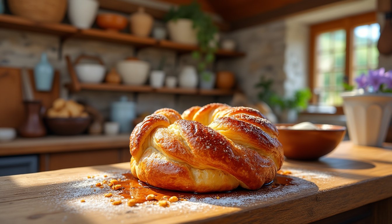 découvrez notre kouign-amann végétarien au caramel beurre salé, une délicieuse pâtisserie bretonne revisité pour allier saveurs irrésistibles et respect des régimes végétariens. croquant à l'extérieur et fondant à l'intérieur, ce dessert vous séduira par son mélange parfait de sucré et de salé.