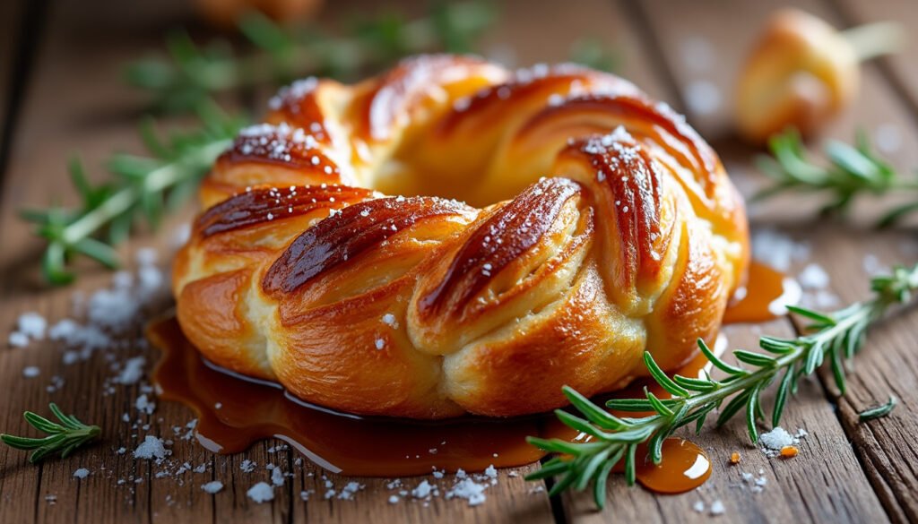 découvrez notre délicieuse recette de kouign-amann végétarien, un classique breton revisité avec une touche gourmande de caramel au beurre salé. savourez la douceur de cette pâtisserie fondante, idéale pour tous les amateurs de desserts authentiques et raffinés.