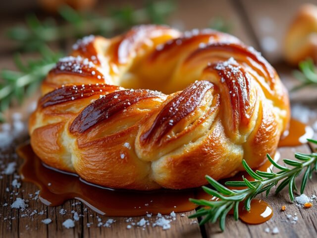 Kouign-amann végétarien au caramel beurre salé
