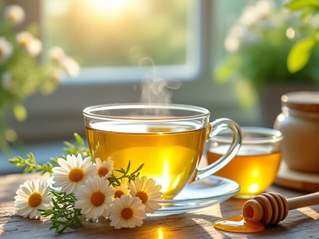 Les bienfaits de l&rsquo;infusion de camomille au miel