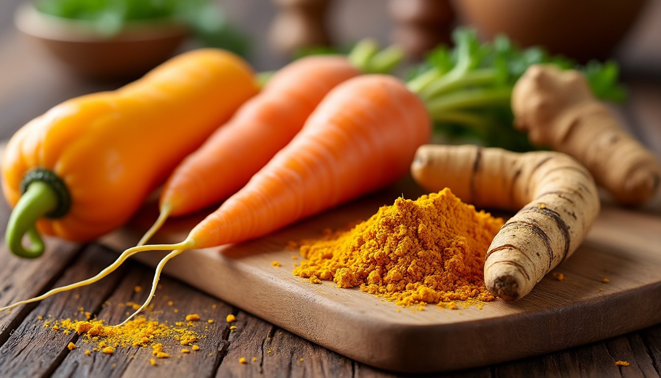découvrez les nombreux bienfaits du jus de carotte, orange et curcuma pour votre santé. ce mélange riche en vitamines et antioxydants revitalise le corps, renforce le système immunitaire et favorise la digestion. apprenez comment intégrer cette boisson naturelle dans votre quotidien pour un bien-être optimal.