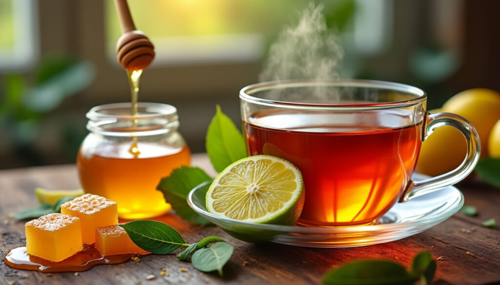 découvrez les bienfaits du thé noir au citron et miel, une boisson délicieuse et réconfortante qui stimule l'énergie, renforce le système immunitaire et favorise une digestion saine. apprenez comment ces ingrédients naturels se combinent pour offrir une expérience savoureuse et bénéfique pour votre santé.