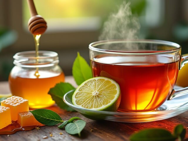 Les bienfaits du thé noir au citron et miel
