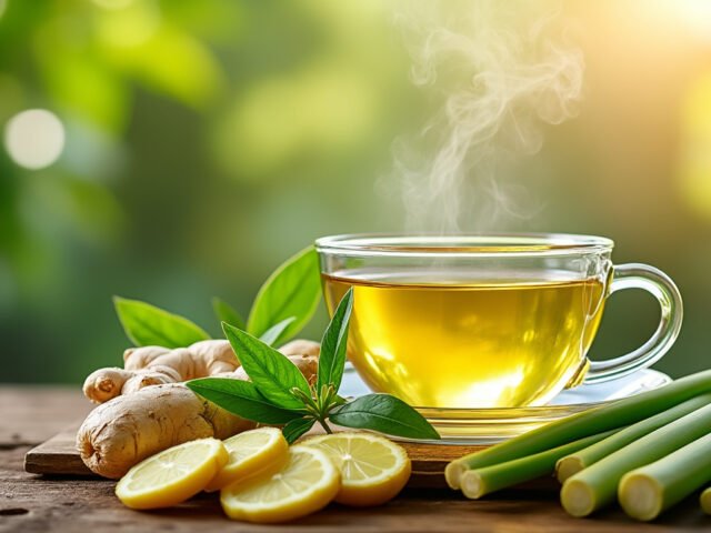 Les bienfaits du thé vert au gingembre et citronnelle pour votre santé