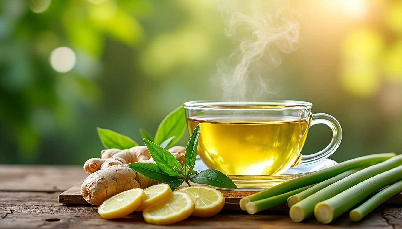 découvrez les bienfaits précieux du thé vert associé au gingembre et à la citronnelle pour booster votre santé. cette infusion revigorante aide à la digestion, renforce le système immunitaire et offre une explosion de saveurs délicates. plongez dans un voyage de bien-être avec cette boisson naturelle aux multiples vertus.