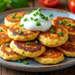 Mini galettes de maïs et courgettes