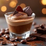 Mousse au café et chocolat noir