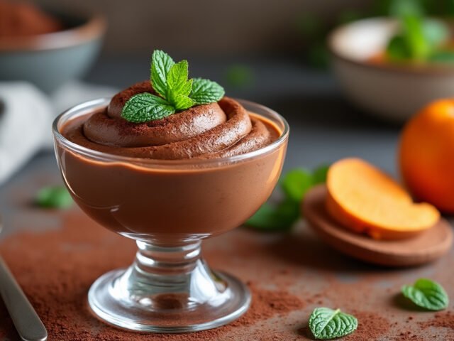 Mousse de patate douce et cacao