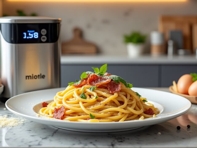 Pâtes façon carbonara express au Cookeo : un délice rapide à préparer