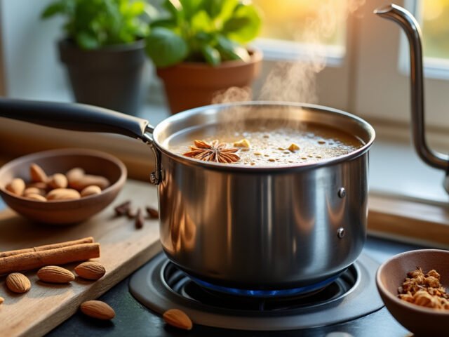 Préparer un thé chai maison aux amandes : recettes et bienfaits