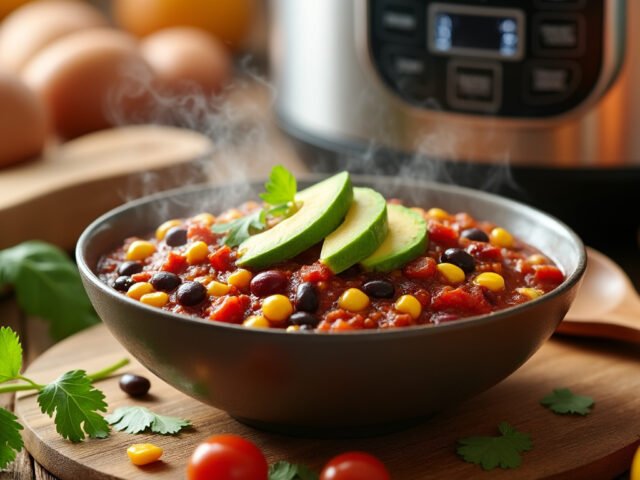 Préparez un chili sin carne savoureux au Cookeo en quelques étapes simples