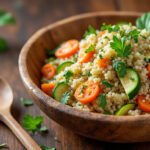 Quinoa aux légumes et épices douces : une recette facile au Cookeo