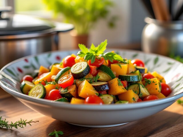 Ratatouille légère au Cookeo : une recette saine et savoureuse pour vos repas