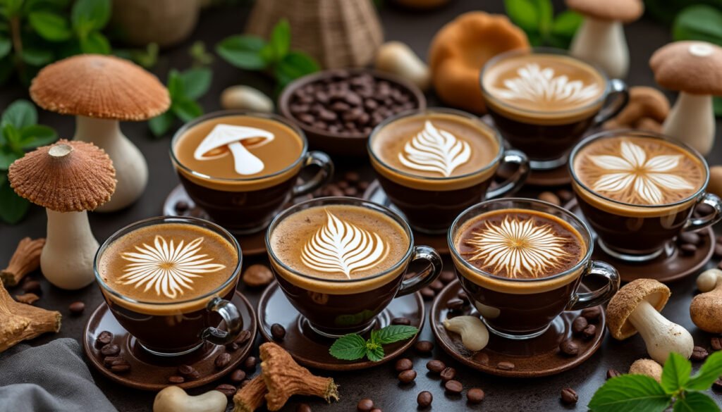 découvrez des recettes innovantes de cafés aux champignons adaptogènes, mêlant saveurs surprenantes et bienfaits pour votre bien-être. transformez vos pauses café en véritables moments de sérénité et de revitalisation grâce à des mélanges uniques et inspirants.