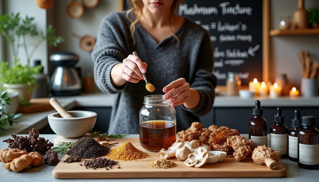 découvrez notre sélection de recettes de tisanes aux champignons adaptogènes, spécialement conçues pour renforcer votre bien-être. plongez dans l'harmonie entre nature et santé en savourant ces infusions bénéfiques qui allient saveurs délicieuses et propriétés curatives. transformez votre routine bien-être dès aujourd'hui !