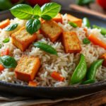 Riz thaï au basilic et tofu
