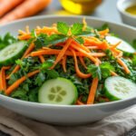 Salade d’algues, concombre et carottes