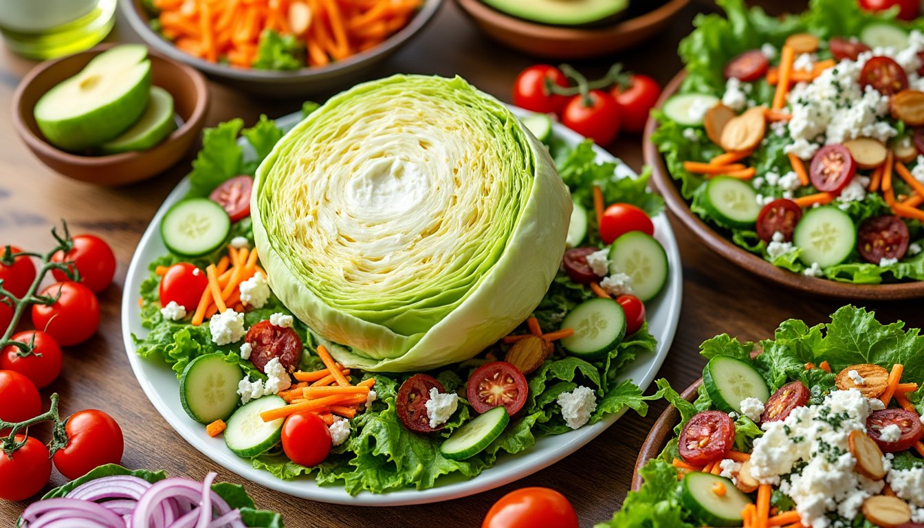 découvrez notre délicieuse recette de salade de chou blanc agrémentée de sauce soja et de cacahuètes. savoureuse et croquante, cette salade est parfaite pour un repas léger ou un accompagnement original. profitez d'une explosion de saveurs et de textures avec des ingrédients frais et sains!