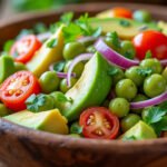 Salade de pois chiches et avocat