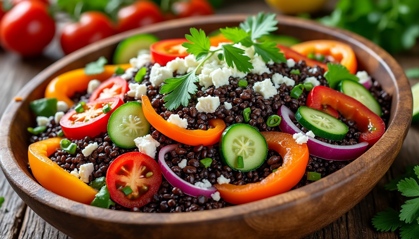découvrez notre délicieuse salade de quinoa noir, avocat et ananas : un mélange parfait de saveurs exotiques et de textures croquantes, idéale pour un repas léger et sain. une recette rafraßchissante qui séduira vos papilles !
