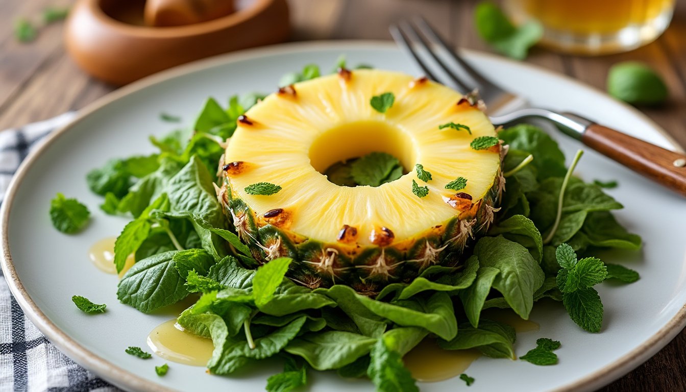 découvrez une délicieuse salade de quinoa noir, avocat et ananas, alliant des saveurs exotiques et des bienfaits santé. parfaite pour un repas léger ou un accompagnement coloré, cette recette facile et rapide ravira vos papilles tout en apportant une touche nutritive à votre alimentation.