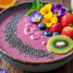 Smoothie bowl aux fruits et graines de chia