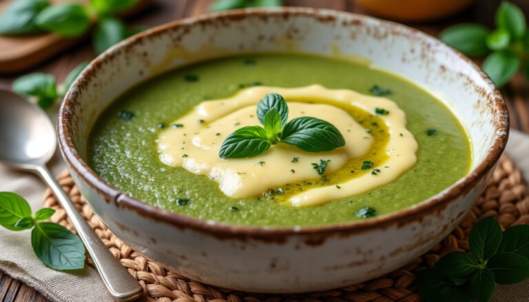 découvrez notre délicieuse soupe de courgettes et fromage fondu, une recette réconfortante et savoureuse, parfaite pour vos repas d'hiver. sa texture crémeuse et son goût subtil raviront vos papilles. idéale pour un dîner rapide et sain!