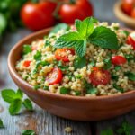 Taboulé de boulgour et menthe