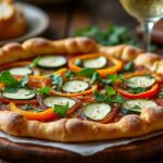 Tarte flambée végétarienne