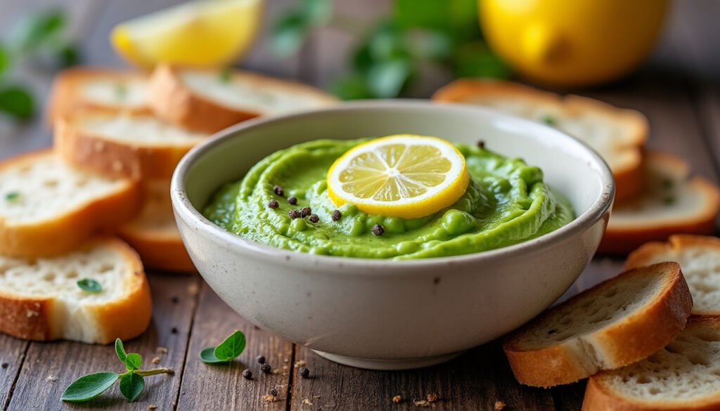 découvrez notre délicieuse tartinade de pois cassés et citron, une recette saine et savoureuse qui réveille vos papilles. parfaite sur du pain, en apéritif ou en entrée, cette tartinade apporte fraîcheur et originalité à vos plats.