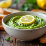 Tartinade de pois cassés et citron