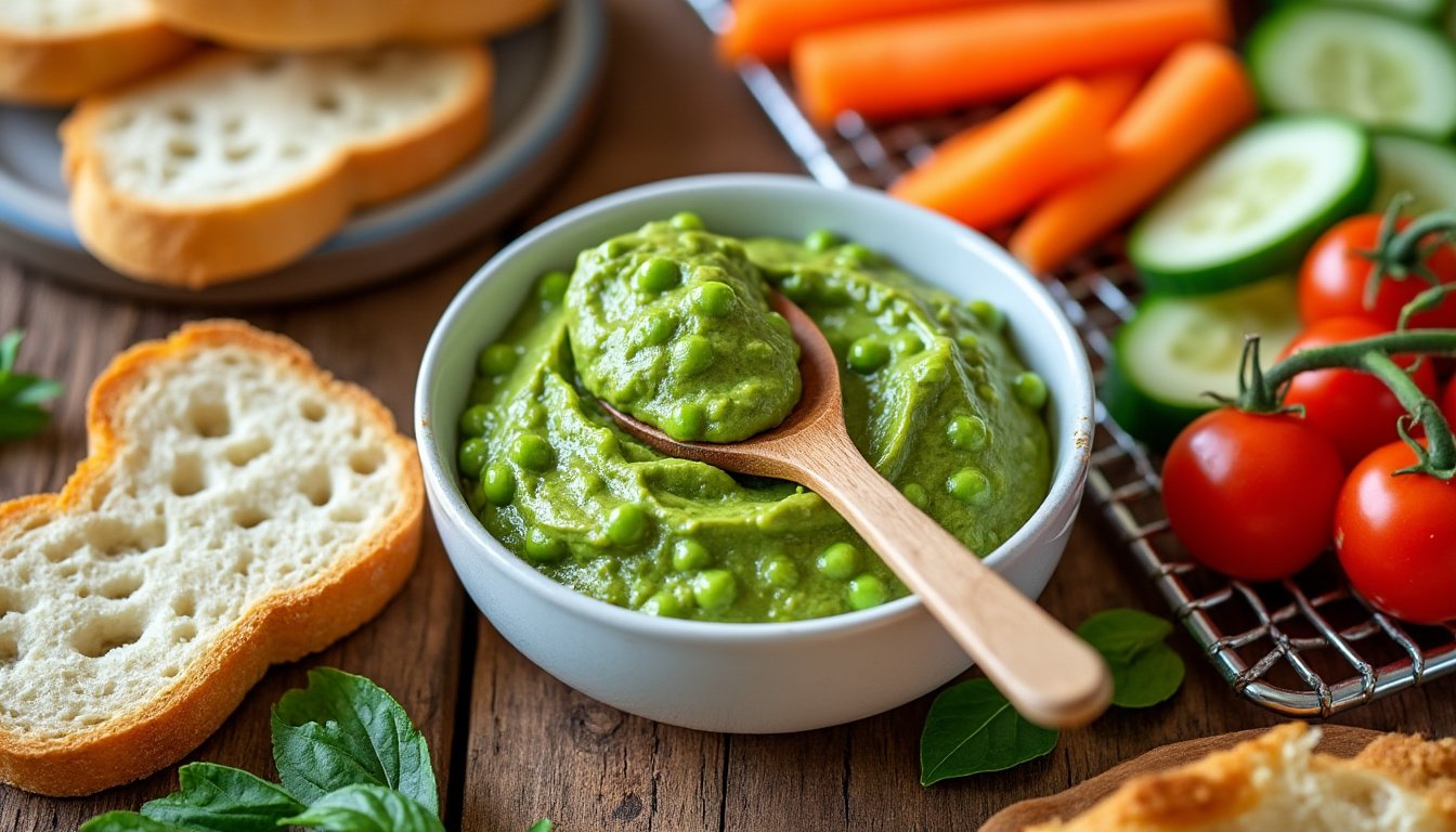 découvrez notre délicieuse tartinade de pois cassés et citron, une recette saine et savoureuse qui sublime vos apéritifs. facile à préparer, elle apporte une touche de fraîcheur et d'originalité à vos plats.