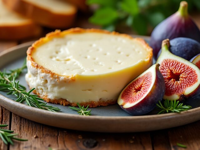 Tartine au camembert et figues