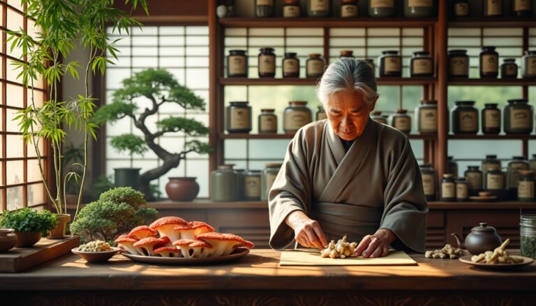 découvrez l'utilisation traditionnelle du reishi au japon, un champignon prisé depuis des siècles pour ses vertus médicinales. plongez dans l'univers de cette médecine ancestrale qui révèle un trésor de sagesse et de bien-être.