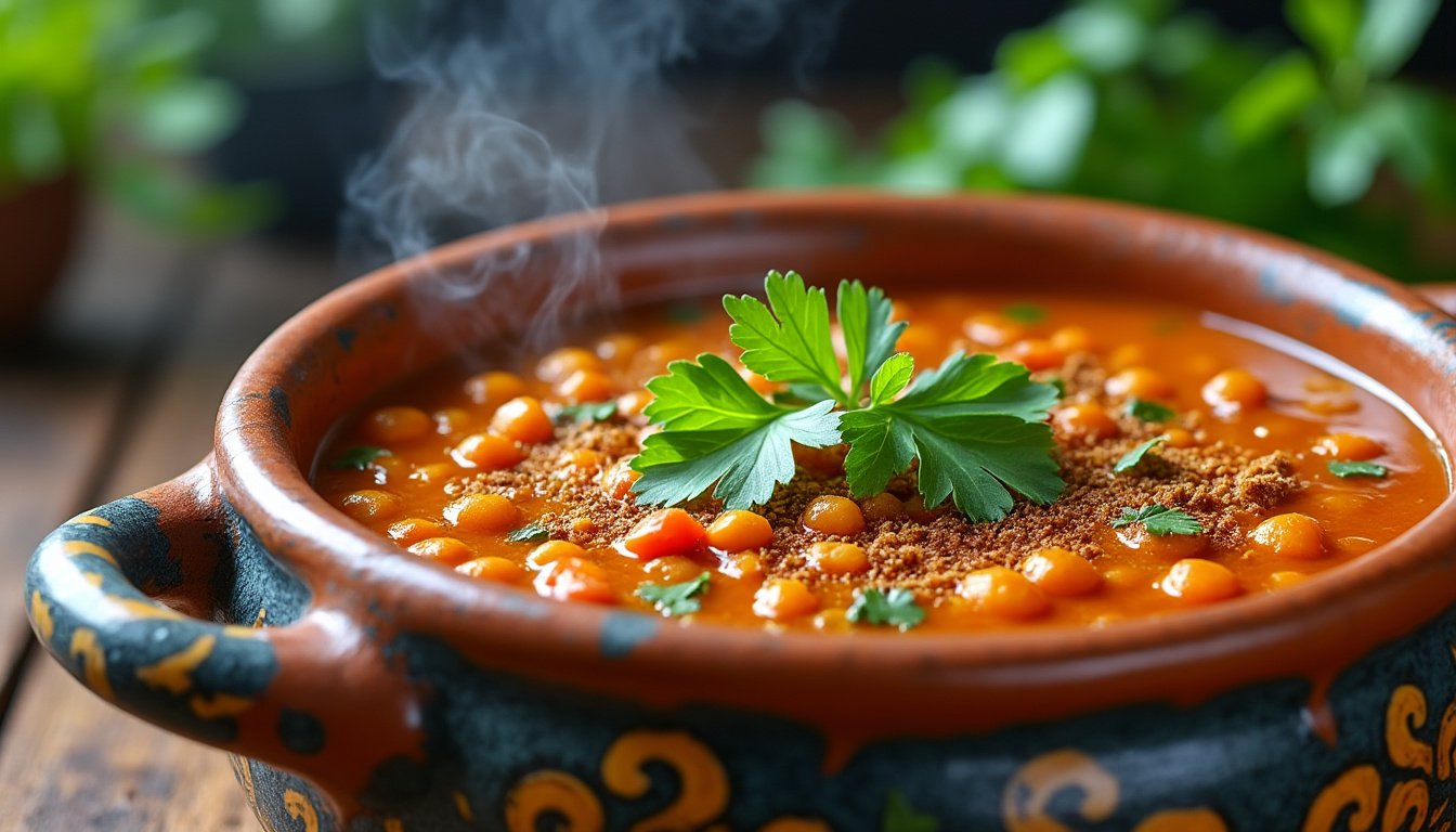 découvrez un délicieux velouté de lentilles corail rehaussé de cumin, une recette réconfortante et pleine de saveurs, parfaite pour les journées fraîches. facile à préparer, ce plat sain saura ravir vos papilles et apporter une touche d'exotisme à votre table.