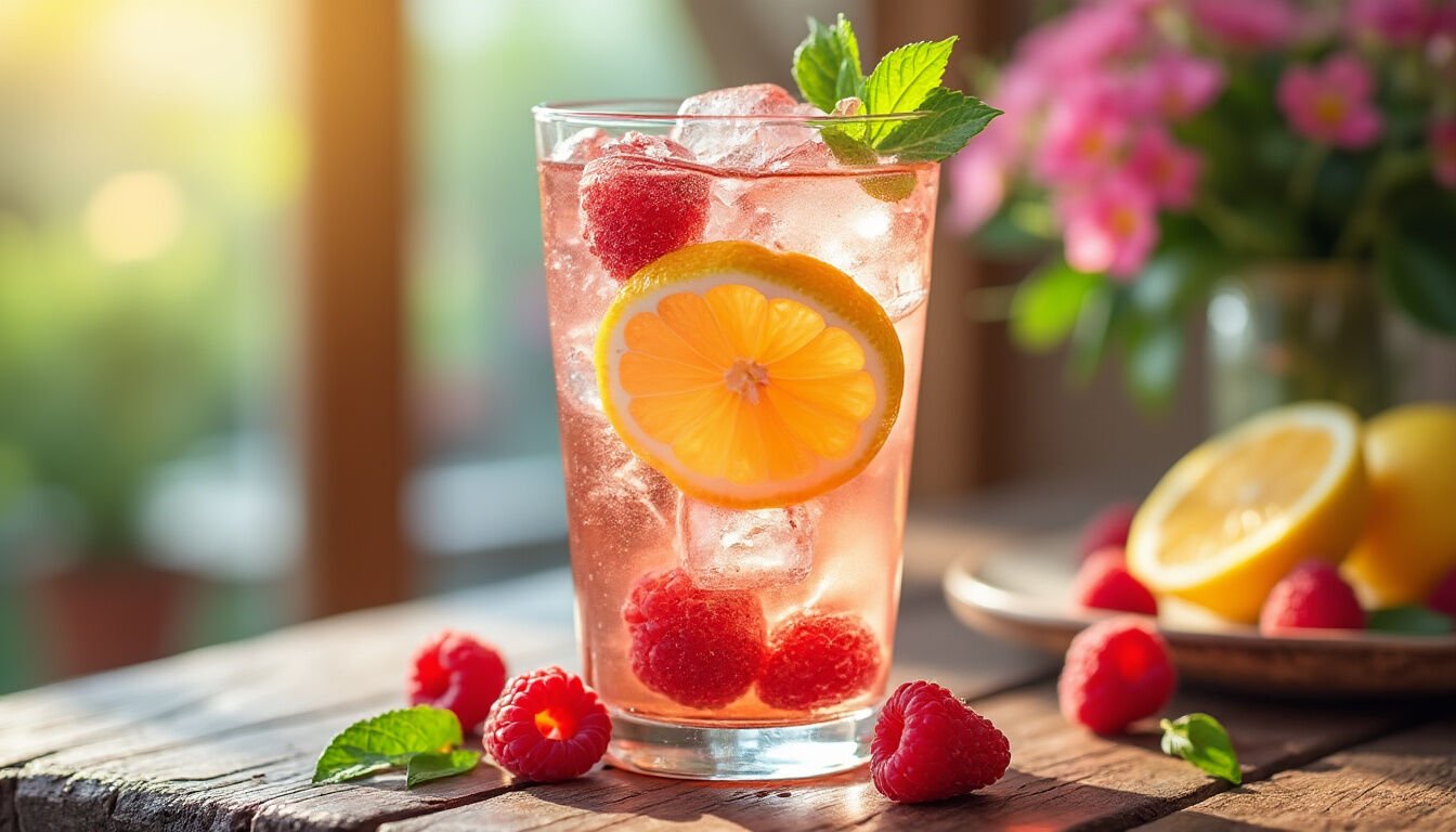 Découvrez notre recette rapide de thé glacé framboise-basilic, parfaite pour vous rafraîchir cet été. Avec des ingrédients simples et un goût délicieusement fruité, ce breuvage saura séduire vos papilles en un rien de temps.
