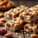Barres énergétiques aux amandes et dattes