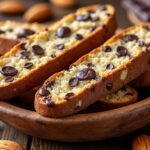 Biscotti aux amandes et chocolat noir