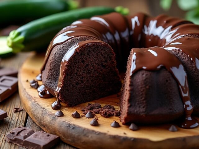 Cake à la courgette et chocolat noir