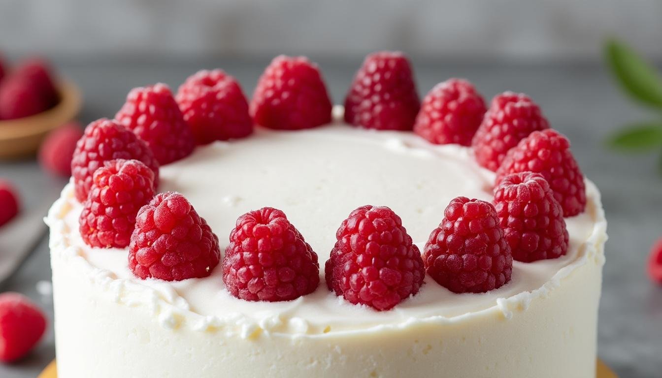 découvrez notre irrésistible cake au lait de coco et framboises, une douceur moelleuse alliant la richesse du lait de coco à l'acidité des framboises. parfait pour un dessert ou un goûter gourmand, savourez cette délicieuse recette pleine de saveurs exotiques.