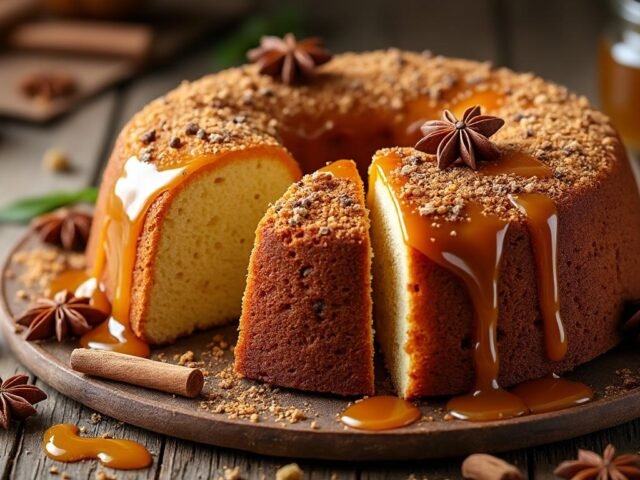 Cake au miel et aux épices