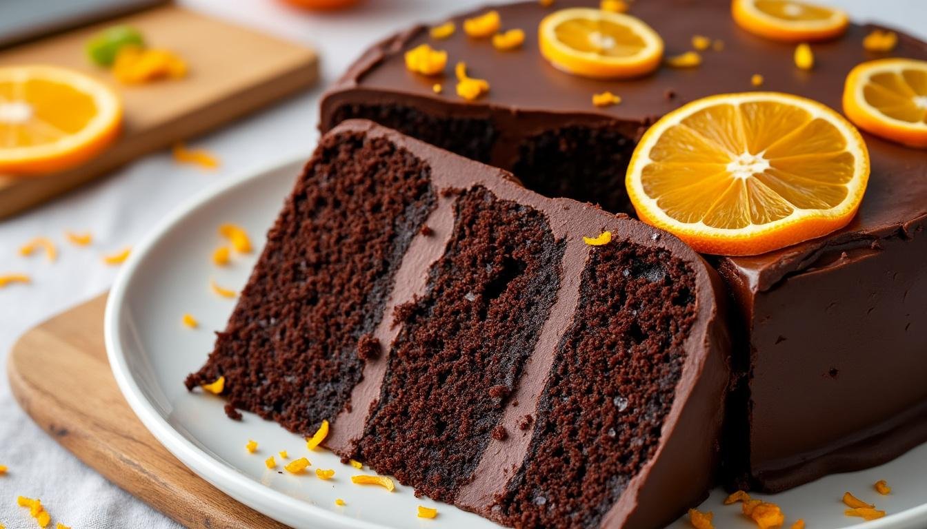 découvrez notre délicieux cake chocolat-orange sans œufs, un dessert moelleux et savoureux qui ravira vos papilles. parfait pour les régimes véganes ou les personnes allergiques, il allie l'intensité du chocolat à la fraîcheur de l'orange. facile à préparer, ce gâteau est idéal pour toutes les occasions !