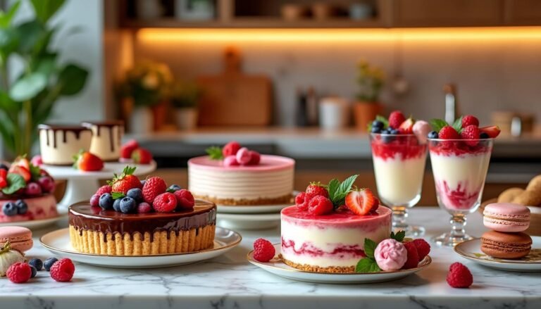 découvrez notre sélection de 100 desserts végétariens gourmands qui raviront vos papilles. de la douce mousse au chocolat aux tartes aux fruits frais, chaque recette est un délice à expérimenter. réveillez le chef qui est en vous avec ces créations sucrées et saines !