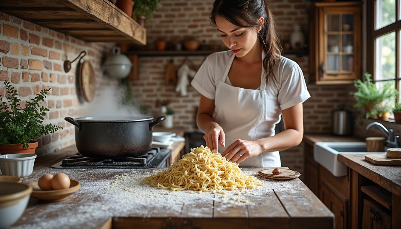 plongez au cœur de la tradition alsacienne avec notre guide complet pour préparer des spaetzle faits maison. découvrez les secrets d'une recette authentique, des astuces de cuisson aux accompagnements parfaits. éveillez vos papilles avec ce plat savoureux typique de l'alsace.