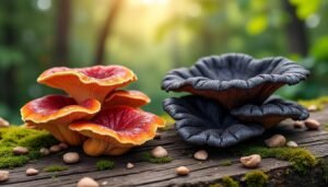 découvrez les différences entre le reishi rouge et le reishi noir dans notre guide complet. apprenez à choisir le champignon médicinal qui convient le mieux à vos besoins, en explorant leurs propriétés, bienfaits et applications.